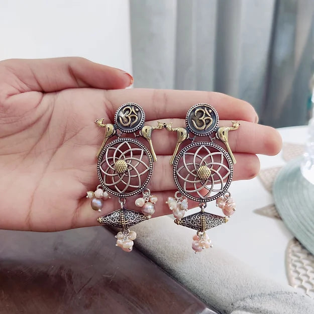 Gold & Silver Plated Fusion Earrings