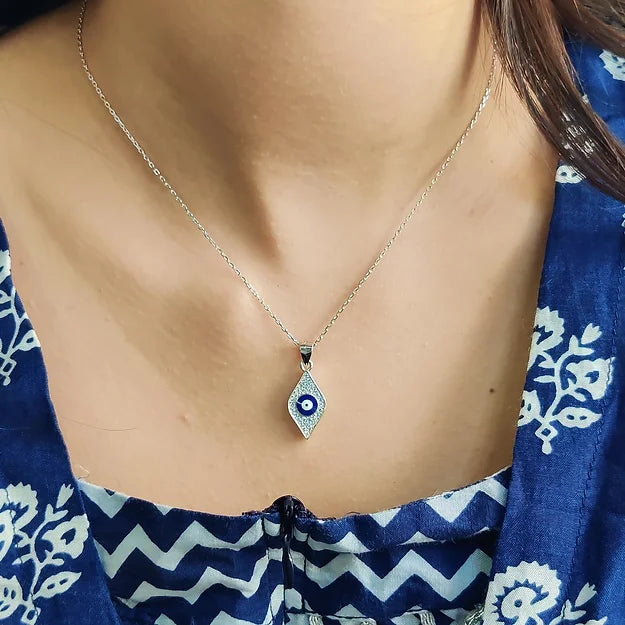 CZ Stone Evil Eye Pendant
