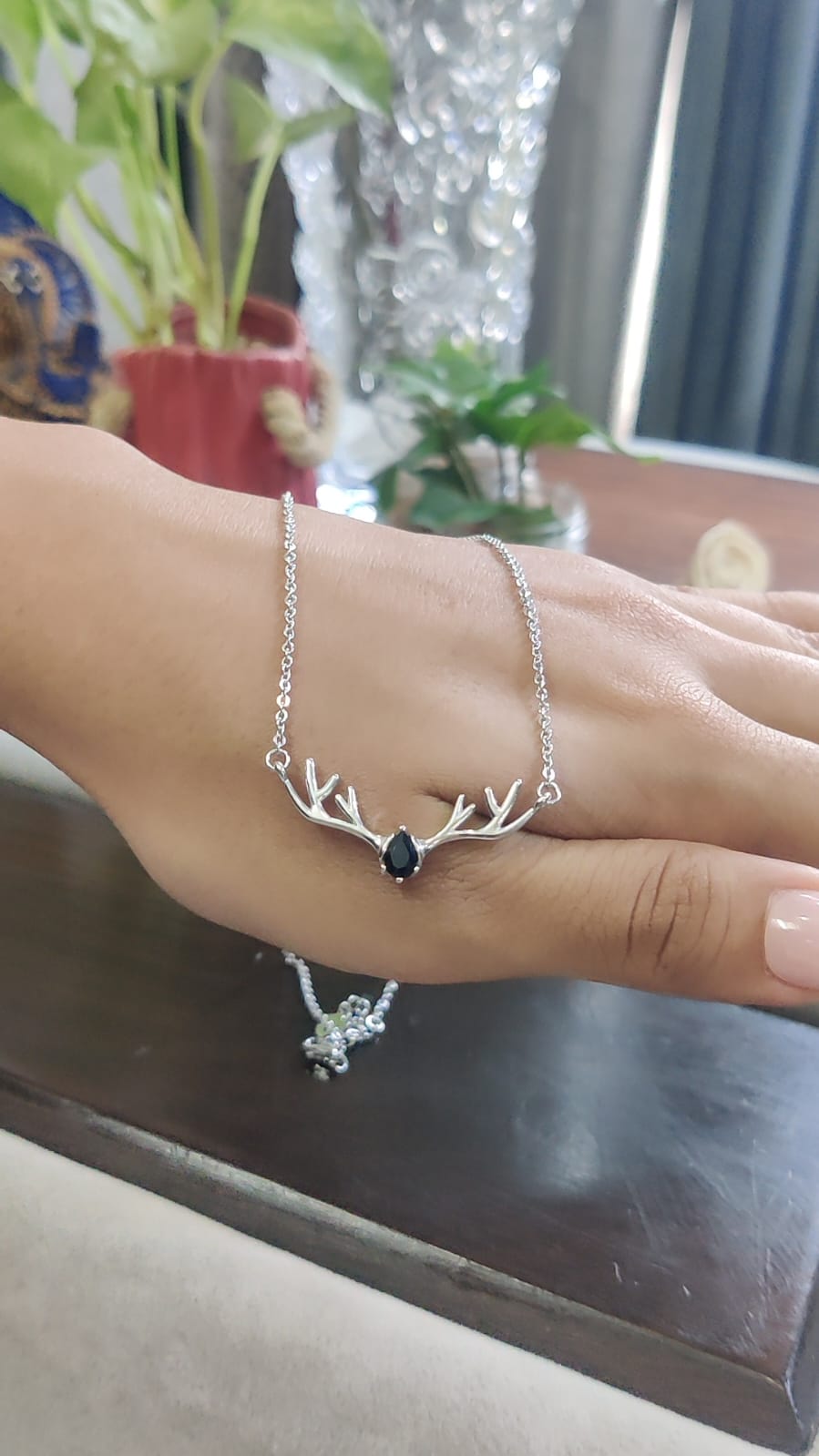 Antler necklace