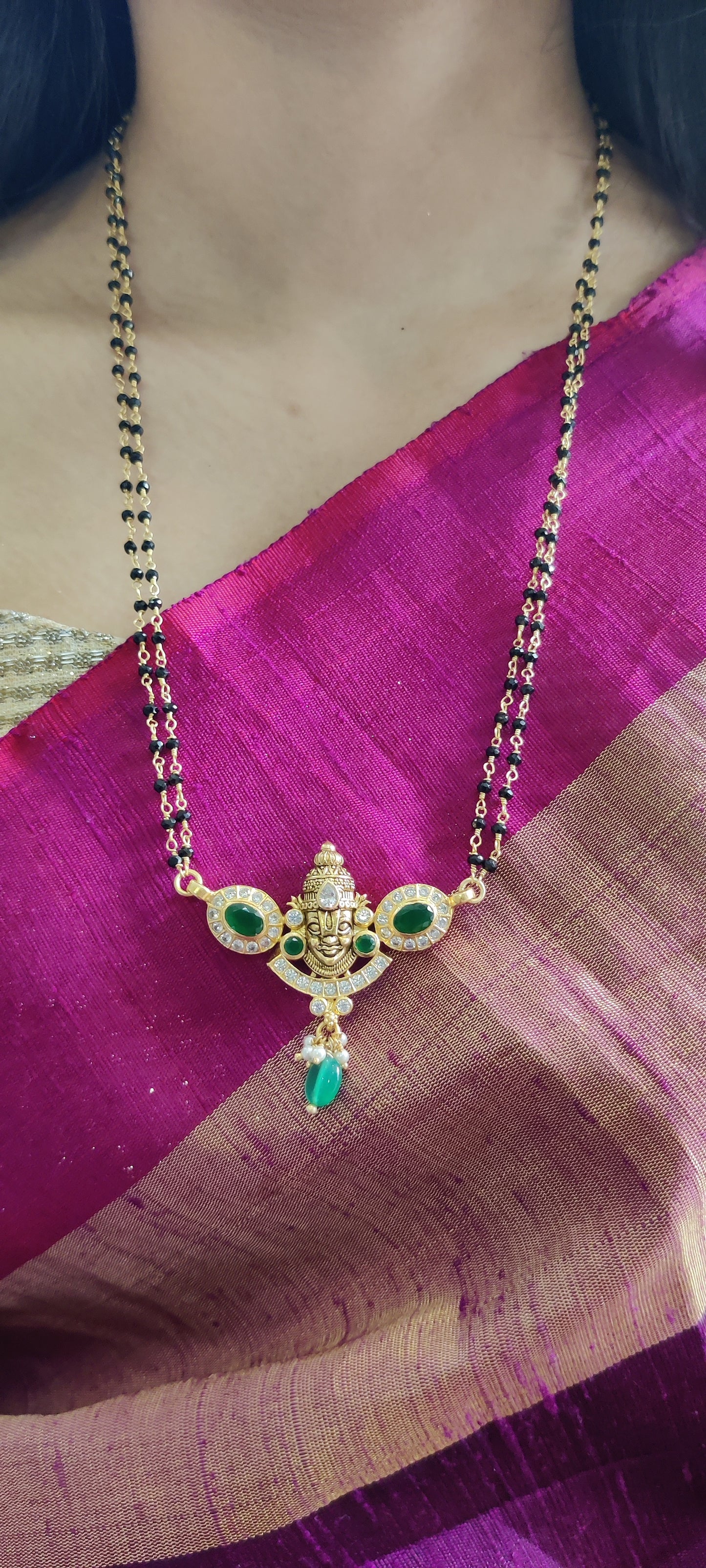 Gold-Plated Temple Jewellery in Pure Silver