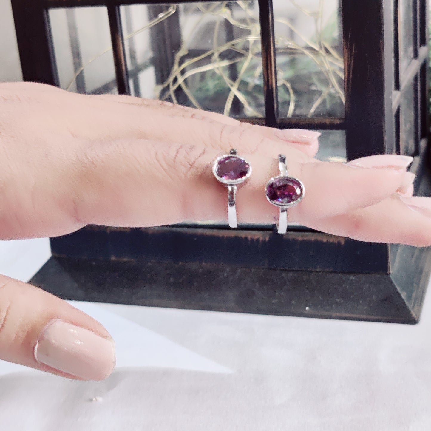 Purple Stone Toe Ring