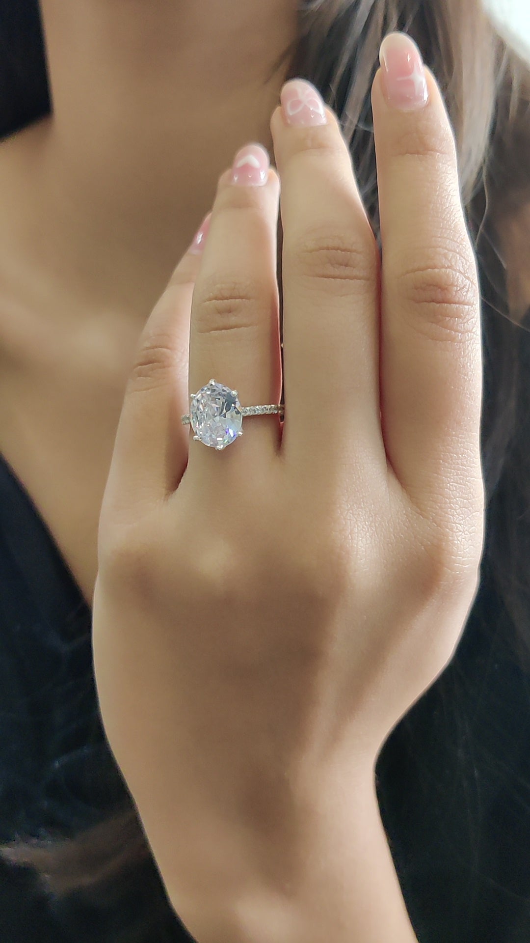 Oval Solitaire Ring
