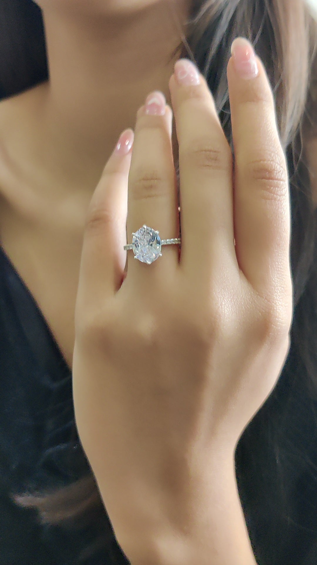 Oval Solitaire Ring