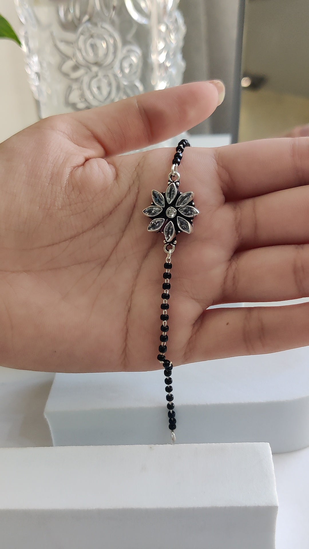 Marquise Cutstone Mangalsutra Bracelet