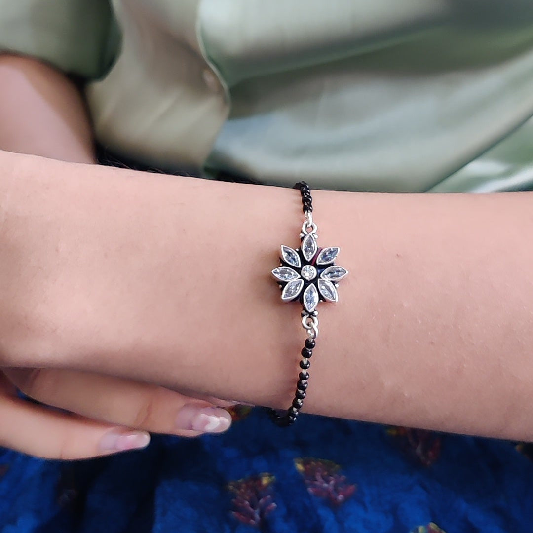 Marquise Cutstone Mangalsutra Bracelet
