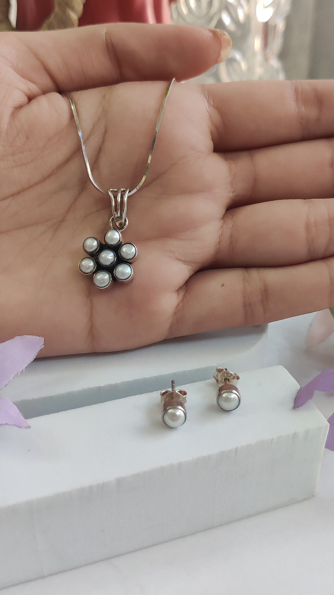 Pearl Pendant Set