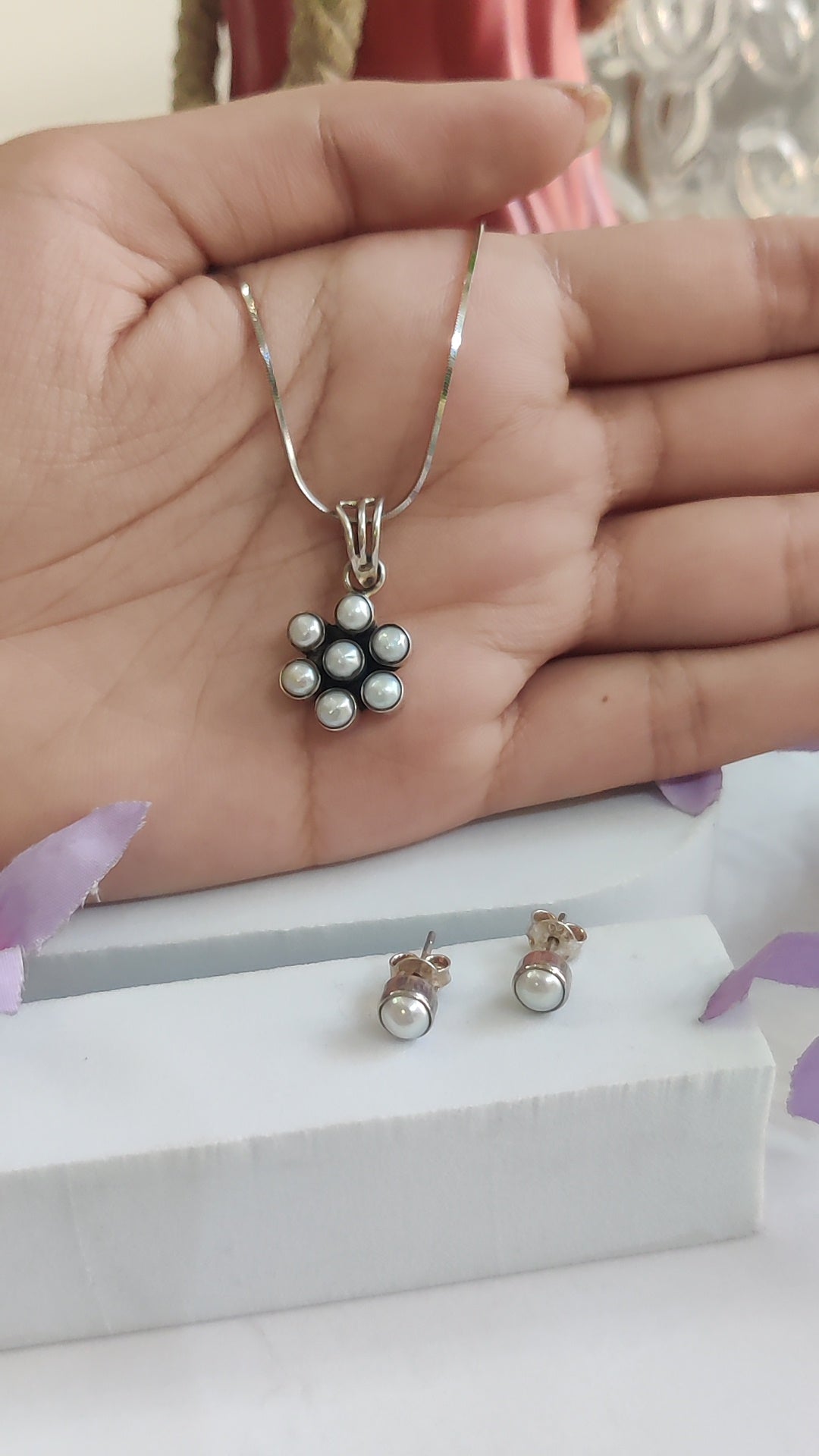 Pearl Pendant Set