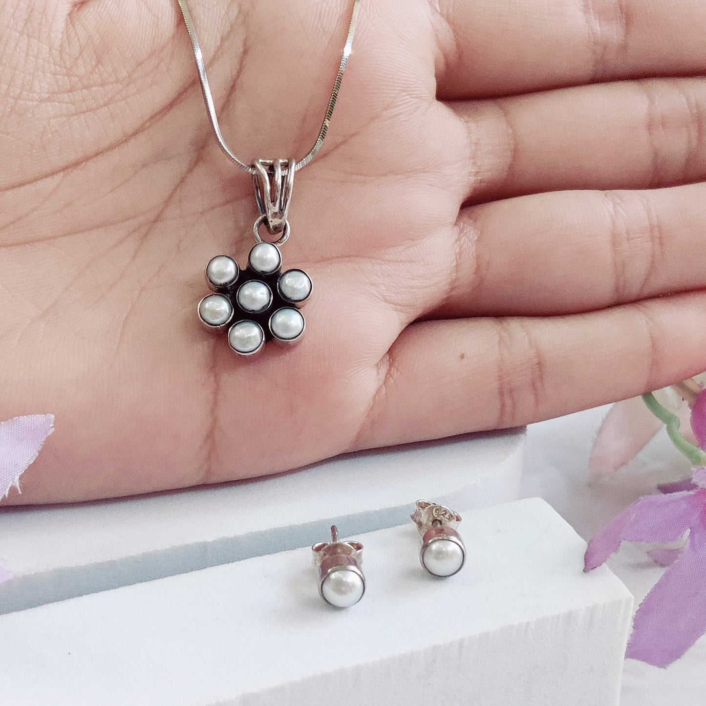 Pearl Pendant Set