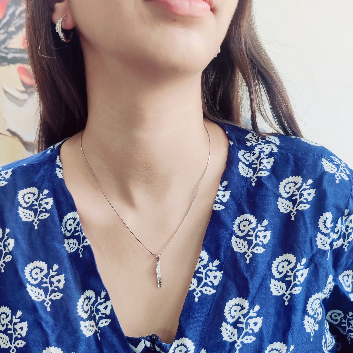 Chic & Stylish Modern Pendant Set with Half Baali