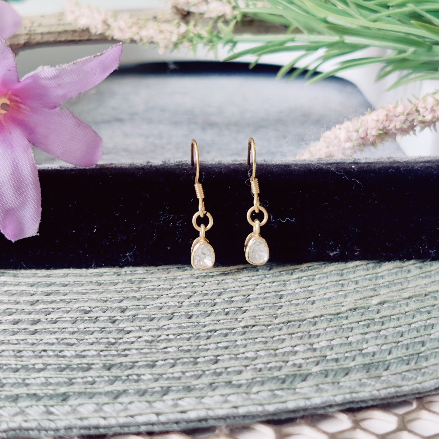 Classic Pear Drop Fish Hook Earrings
