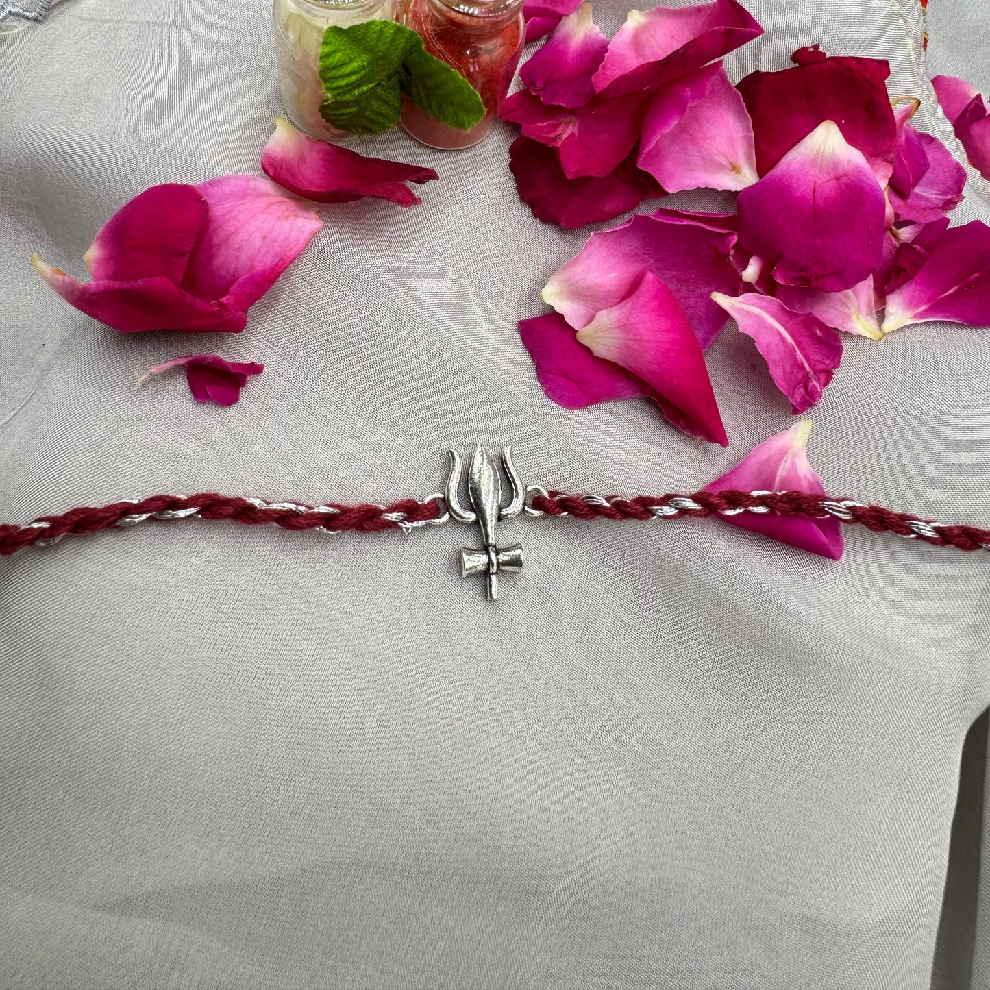 Naad Shakti Silver Rakhi