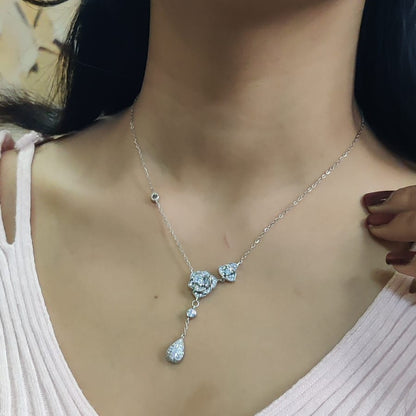 Exquisite CZ stone necklace