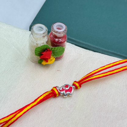 Little Trunks – Kids Silver Elephant Rakhi
