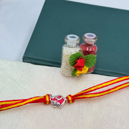 Little Trunks – Kids Silver Elephant Rakhi