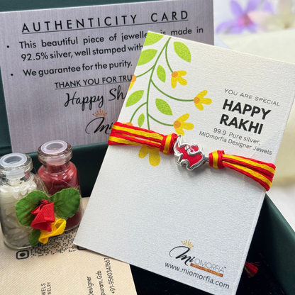 Little Trunks – Kids Silver Elephant Rakhi