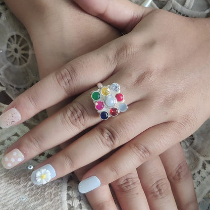 Nine gems  One powerful statement Ring