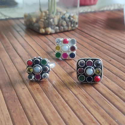 Nine gems  One powerful statement Ring