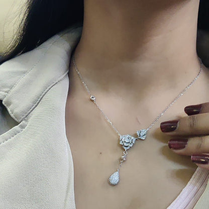 Exquisite CZ stone necklace