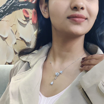 Exquisite CZ stone necklace