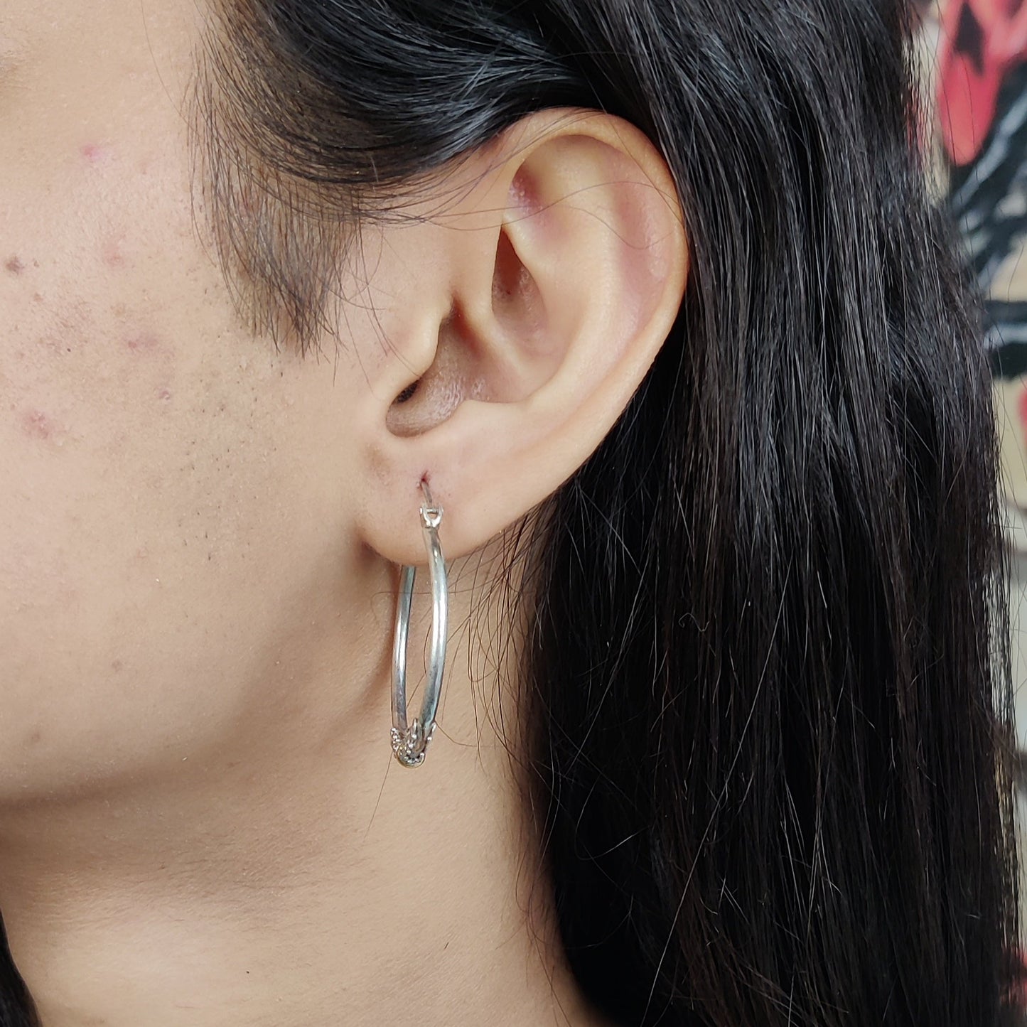 Hoops Silver Bali