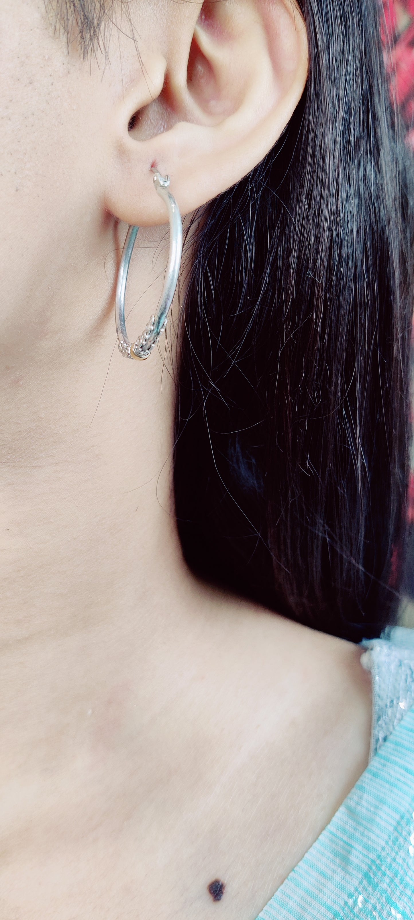 Hoops Silver Bali