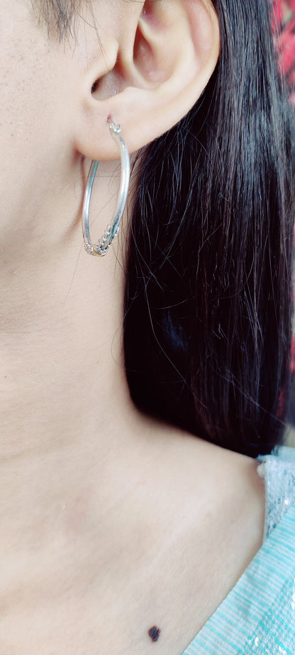 Hoops Silver Bali