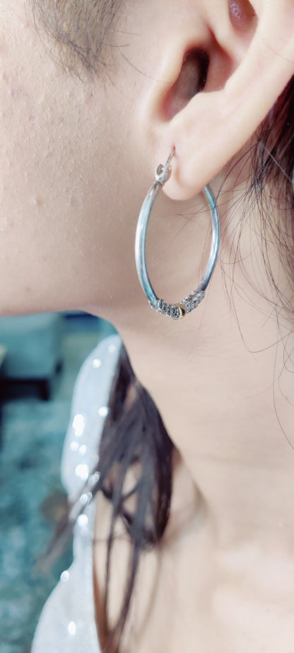 Hoops Silver Bali