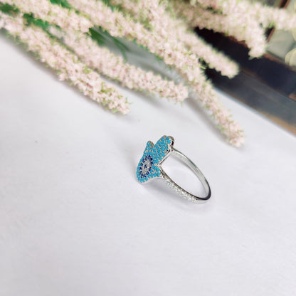 Aegis Charm Evil Eye Ring