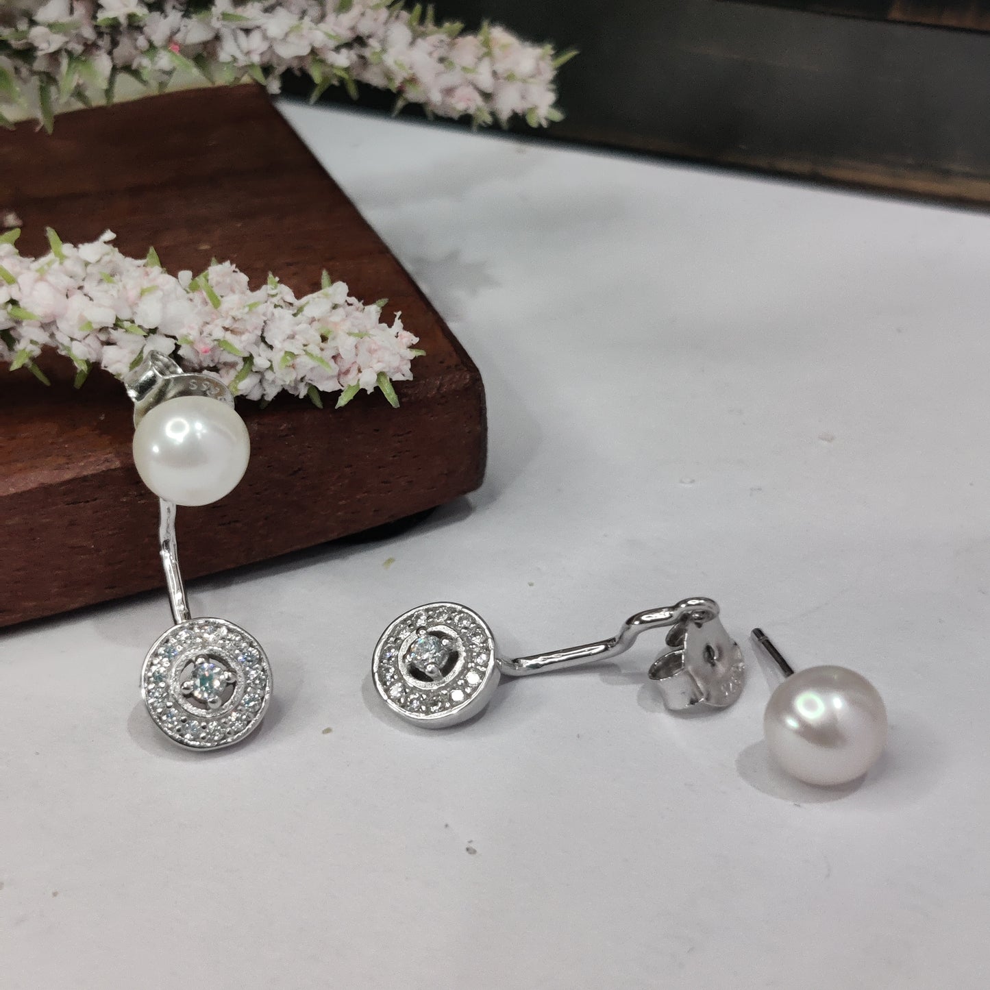 Luna Grace Jacket Earrings
