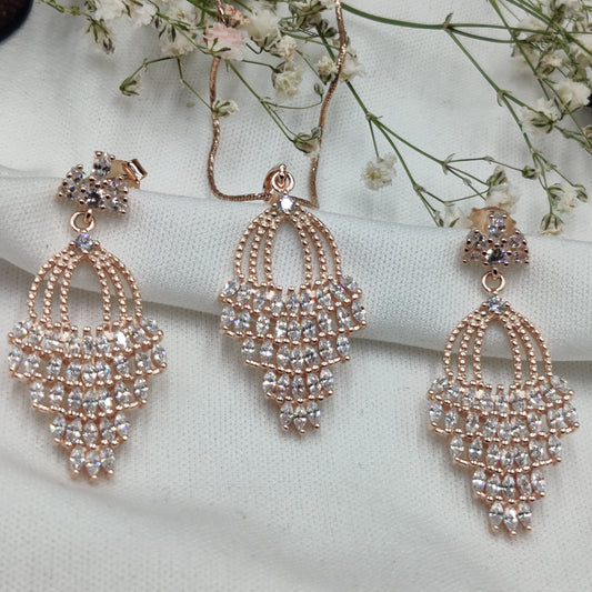 Divine Rose Temple Jewelry Set