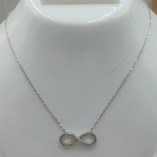 Eterna CZ Infinity Pendant