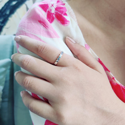 Round Motif Band Ring