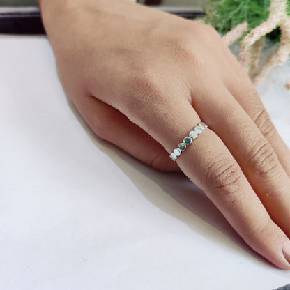Round Motif Band Ring