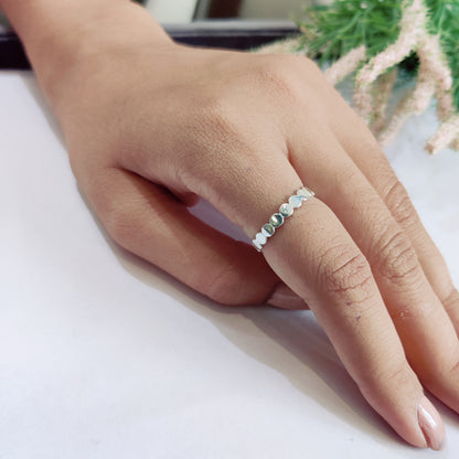 Round Motif Band Ring