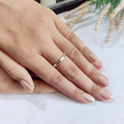 Round Motif Band Ring
