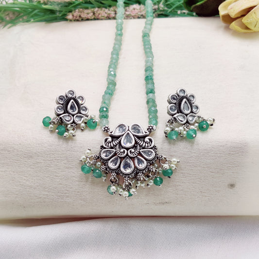 Peacock Grace Silver Set