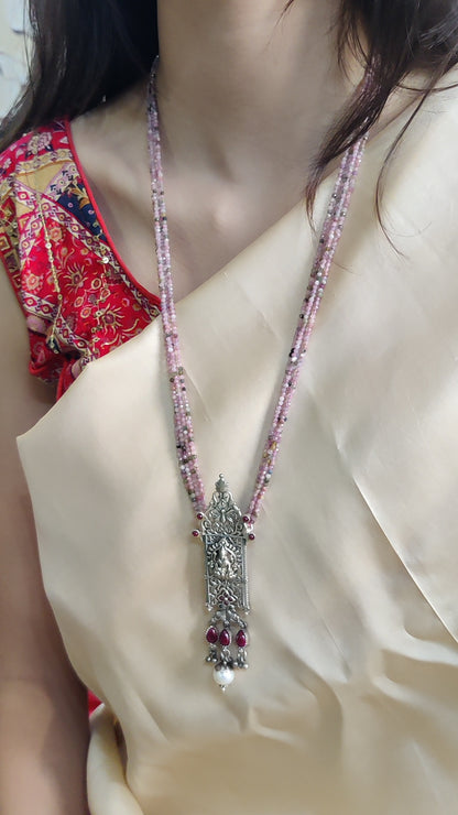 Devi Grace Silver Pendant Set