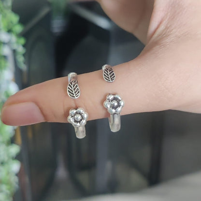 Thumb Toe Rings  Front adjustable