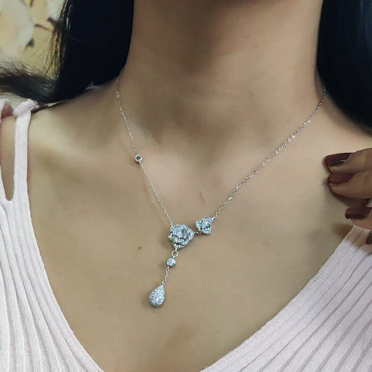 Exquisite CZ stone necklace