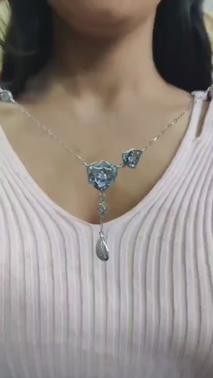 Exquisite CZ stone necklace