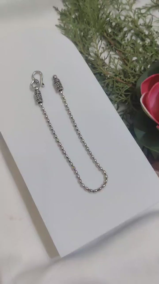 Beads chain men's bracelet